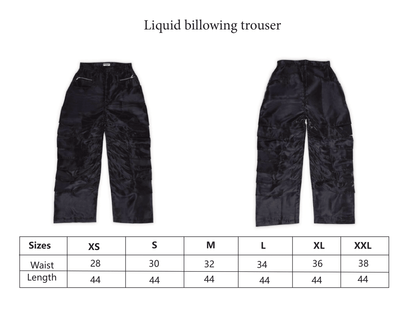 LIQUID ORGANZA BILLOWING TROUSERS