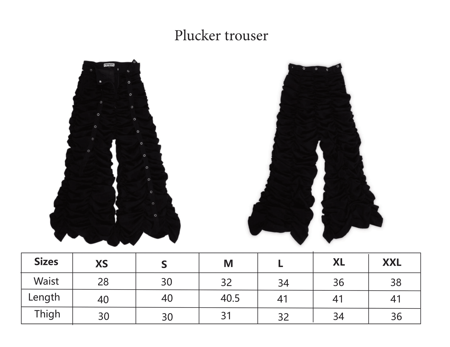 PLUCKER TROUSERS